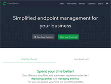 Tablet Screenshot of clouddevice.com